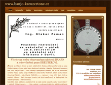 Tablet Screenshot of banjo-kreuzertone.cz